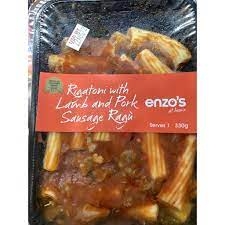 Enzo Rigatoni Lamb & Pork Sausage Ragu 300g