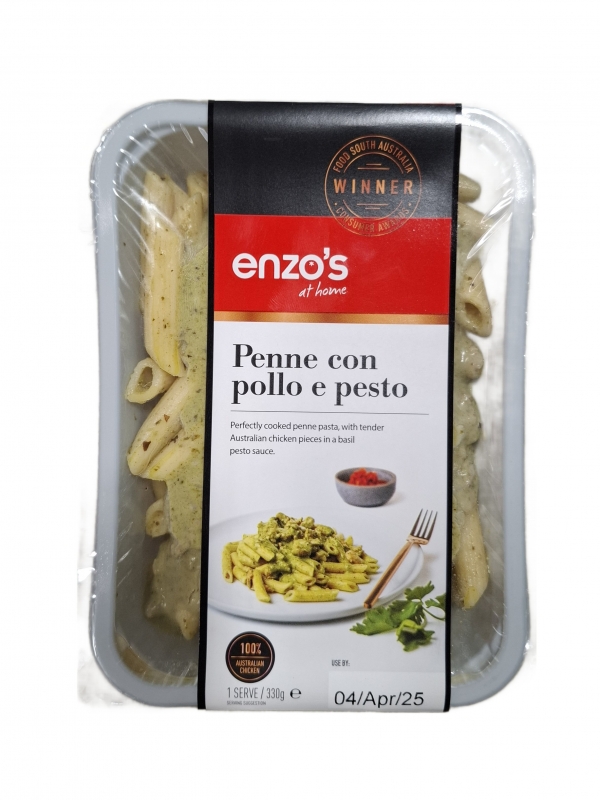 Enzo's At Home Penne Pollo Pesto 300g