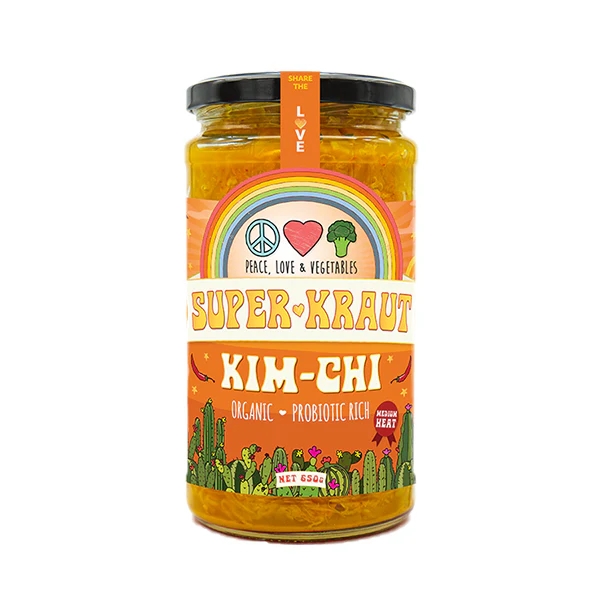 Peace Love & Vegetables Sauerkraut Kim Chi 650g