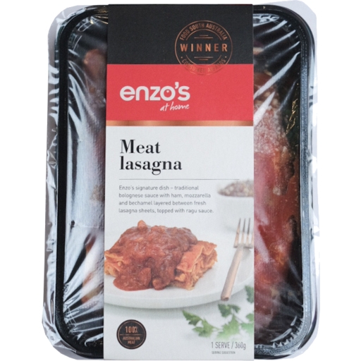 Enzo's At Home Meat Lasagna 360g