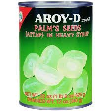 Aroy-D Palm Seed Attap In Syrup 625g