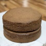 In Store Bakery Double Chocolate 7 Inch Sponge Unfilled 425g