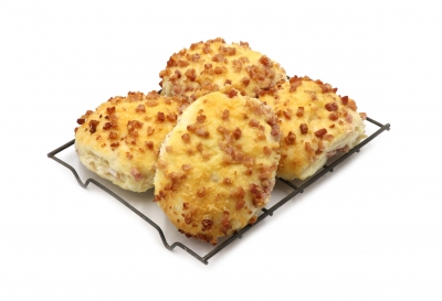 In Store Bakery Rolls Cheese & Bacon 4 Pack