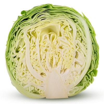 Organic Green Cabbage Half
