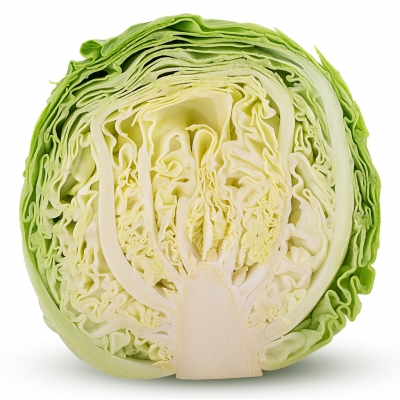 Organic Cabbage Green Half