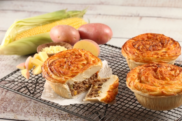 Posh Foods Beef & Potato Pie Each