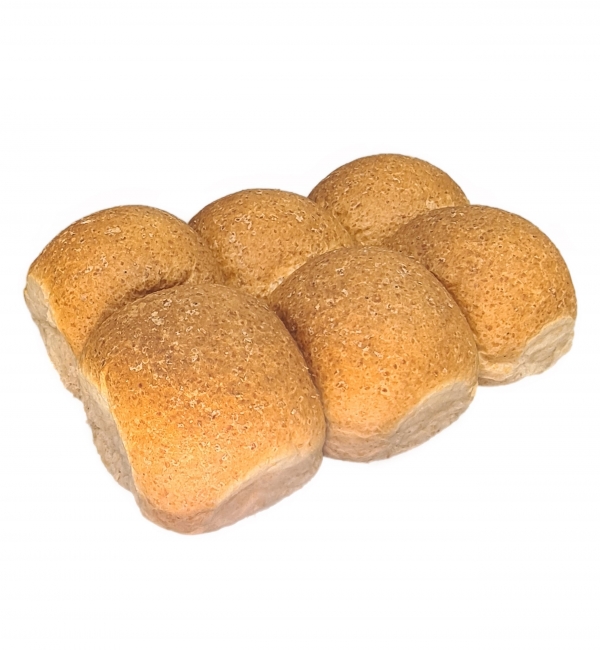 In Store Bakery AFS Wholemeal Lunch Rolls 6 Pack