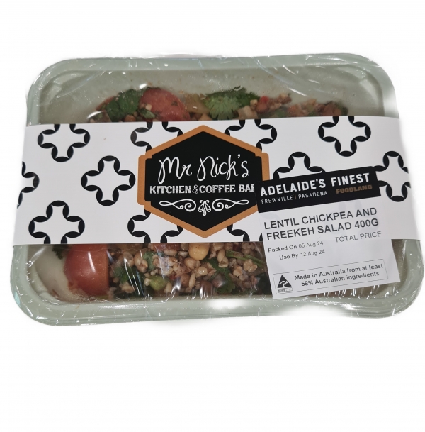 Lentil, Chickpea & Freekah Salad 400g