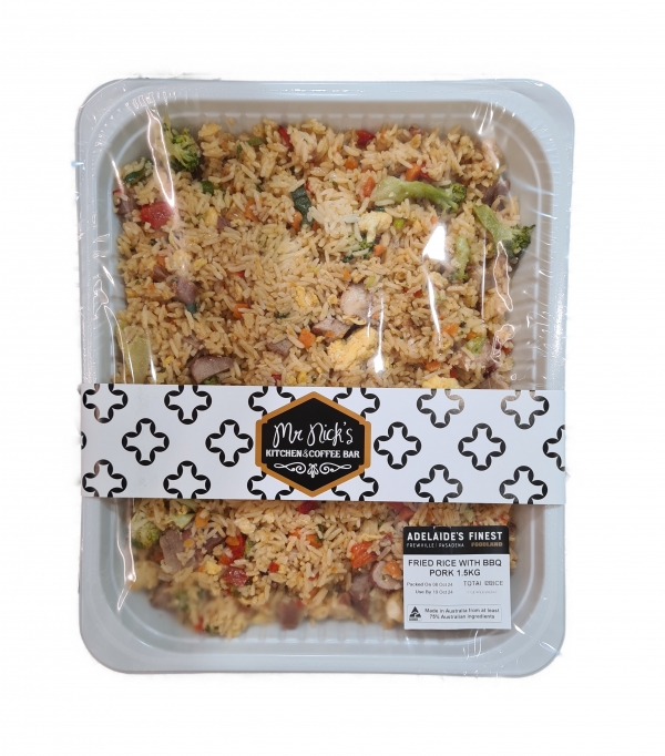 Mr Nick's Take Away Fried Rice With BBQ Pork 1.5kg