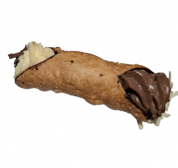 In Store Bakery AFS Patisserie Chocolate & Vanilla Custard Cannoli Each