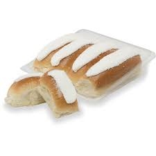 In Store Bakery Finger Buns Fruitless 4 Pack