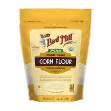 Bob's Red Mill Organic Whole Grain Cornflour 637g