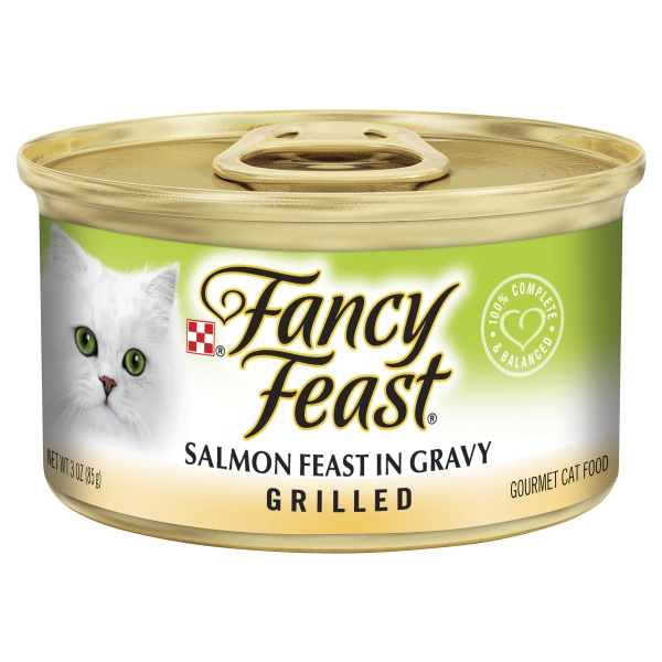 Purina Fancy Feast Cat Food Grilled Salmon In Gravy 85g