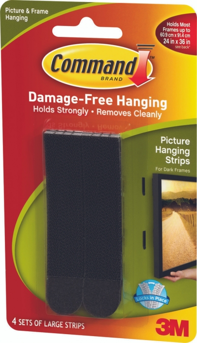 Command Picture Strip Large Black 