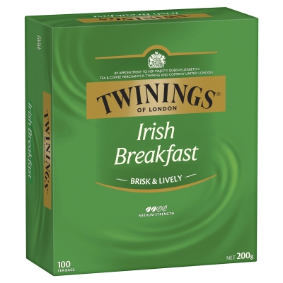 Twinings Irish Breakfast Teabags 100 Pack