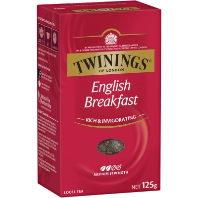 Twinings English Breakfast Loose Leaf 125g