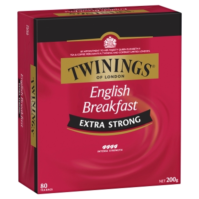 Twinings English Breakfast Extra Strong Teabags 80 Pack
