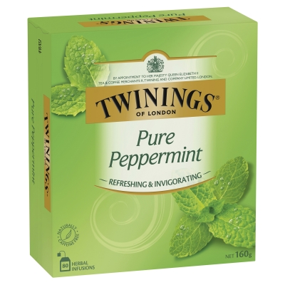 Twinings Pure Peppermint Teabags 80 Pack