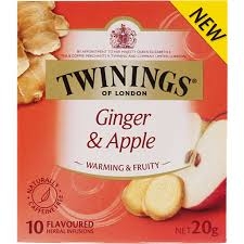 Twinings Ginger & Apple Teabags 10 Pack