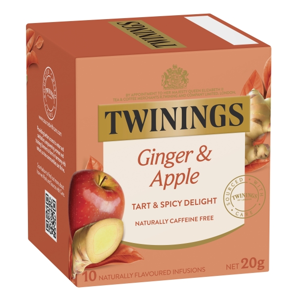 Twinings Ginger & Apple Teabags 10 Pack