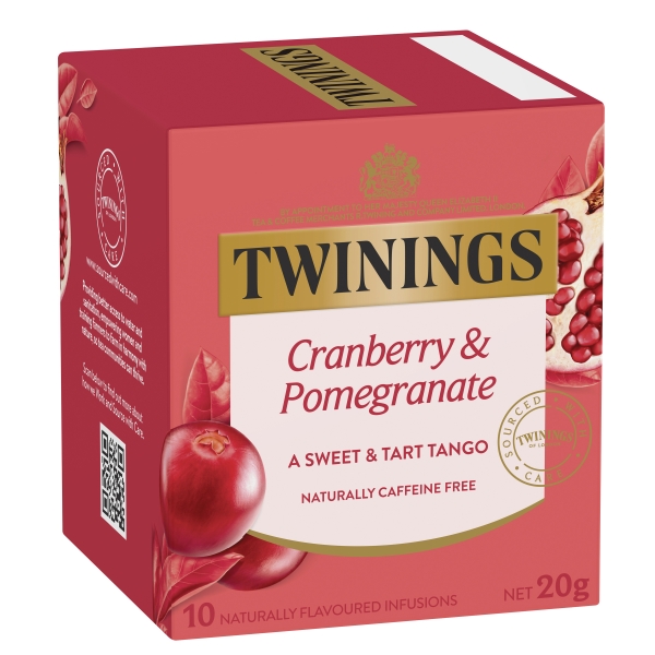 Twinings Cranberry & Pomegranate Teabags 10 Pack