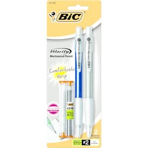 Bic Velocity Pencil 0.7mm 2 Pack