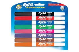Expo Whiteboard Markers Assorted 8 Pack
