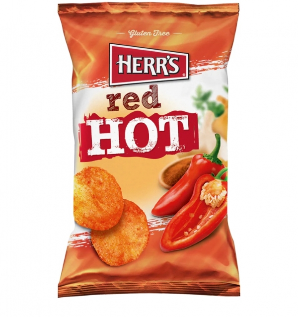 Herr's Potato Chips Red Hot 28g | Adelaide's Finest Supermarkets