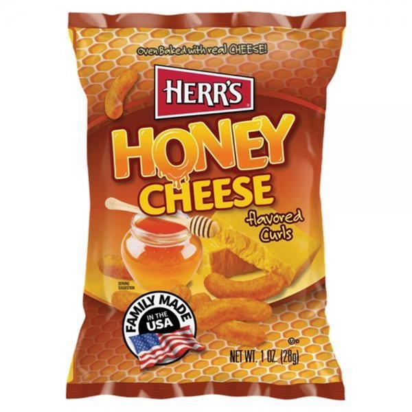 Herr's Honey Cheese Curls 28g