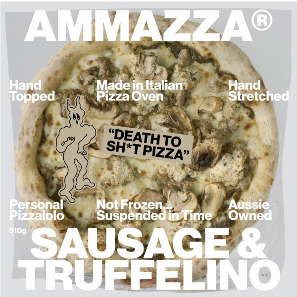 Ammazza Frozen Pizza Sausage & Truffelino 510g