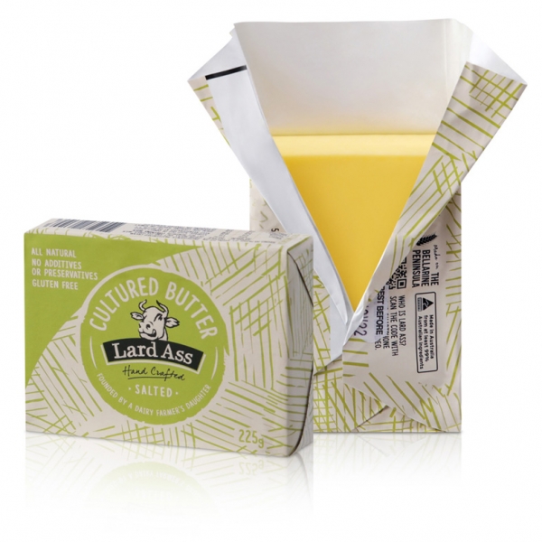 Lard Ass Cultured Butter Salted 225g