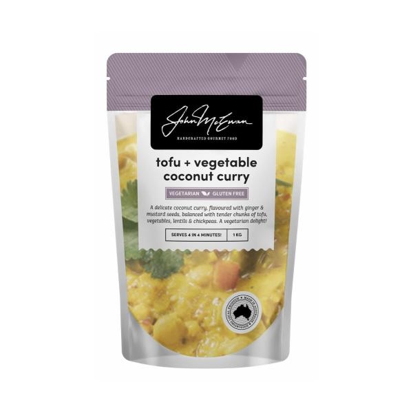 John McEwan Tofu & Vegetable Coconut Curry 1kg