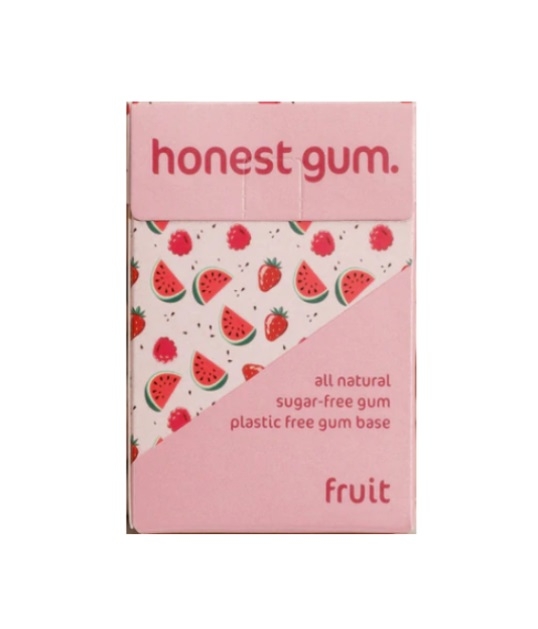 Honest Gum Fruit 17g (Wellbeing)