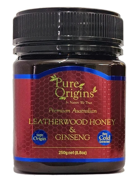 Pure Origins Leatherwood Honey & Ginseng 250g