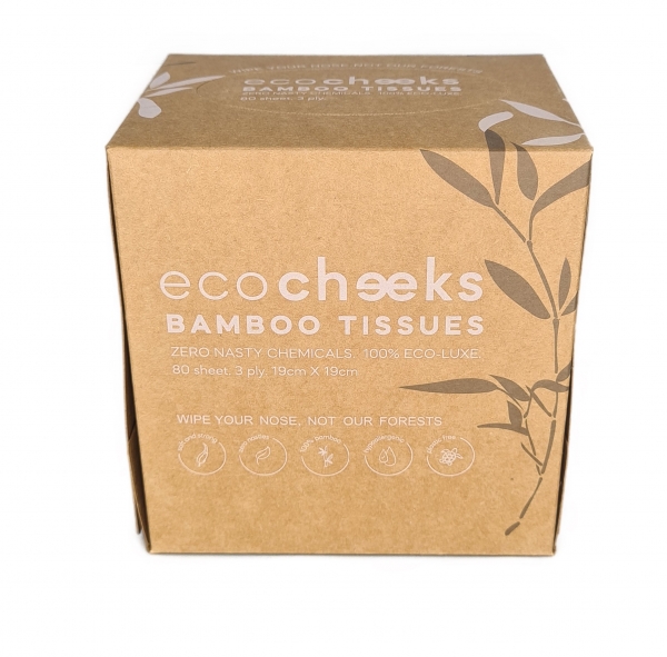 Eco Cheeks Bamboo Tissues 80 Pack