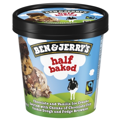 Ben & Jerry's Ice Cream Half Baked 458ml