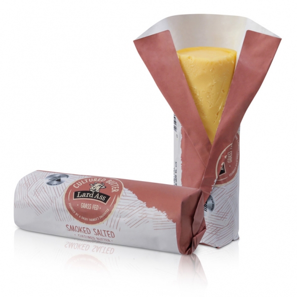 Lard Ass Cultured Butter Smoked Salted 150g