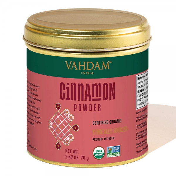 Vahdam Organic Cinnamon Powder 30g