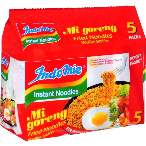 Indomie Mi Goreng Fried Noodles 5 Pack