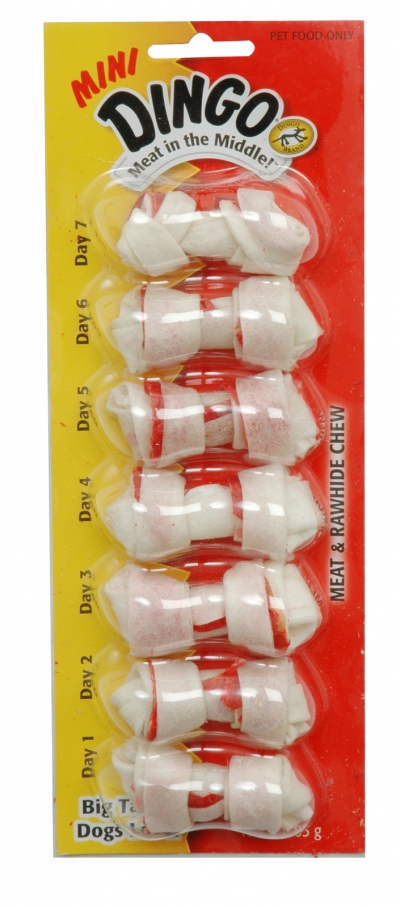 Dingo Meat & Rawhide Bone 7 Pack 84g