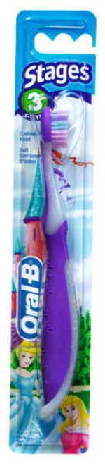 Oral B Toothbrush Stages 3 Cars/Princess 5-7 Years Soft