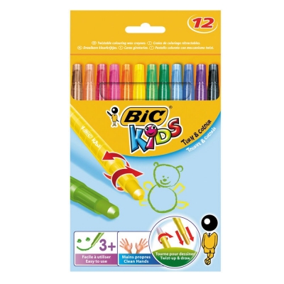 Bic Crayons Kids Turn & Colour 12 Pack
