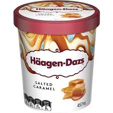 Haagen Dazs Ice Cream Salted Caramel 457ml