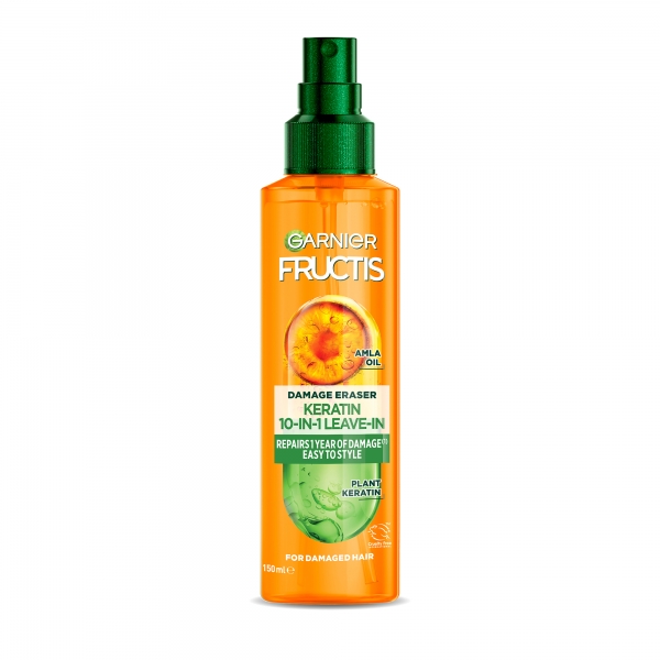 Garnier Fructis Keratin 10-In-1 Leave In Damage Eraser 150ml 