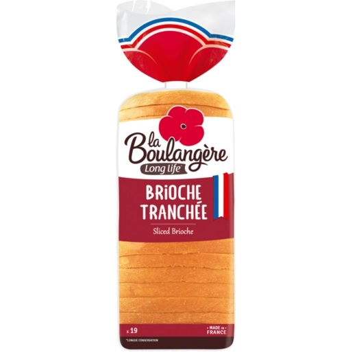 La Boulangere Sliced Brioche Loaf Sliced 500g