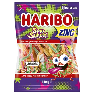 Haribo Sour S'ghetti 140g