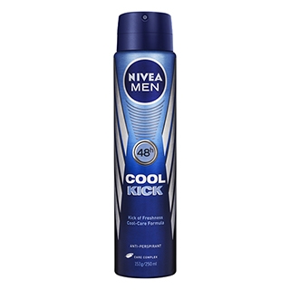 Nivea Deodorant Aerosol Men Cool Kick 250mL