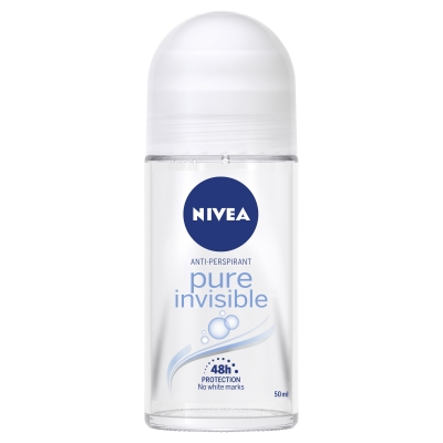 Nivea Deodorant Roll On Women Pure Invisible 50ml