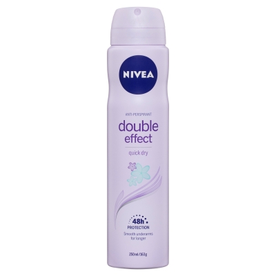 Nivea Deodorant Aerosol Women Double Effect 250ml