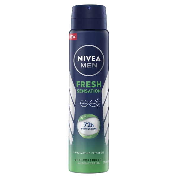 Nivea Deodorant Aerosol Men Fresh Sensation 250ml